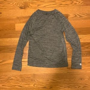Grey long sleeve shirt